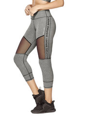 Dashing Capri workout leggings with mesh design 